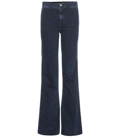 J Brand Tailored Flare High-rise Jeans