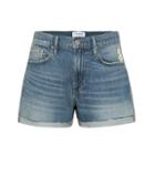 Balmain Kids Le Brigette High-rise Denim Shorts