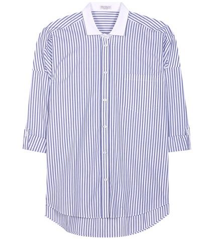 Brunello Cucinelli Striped Cotton Shirt
