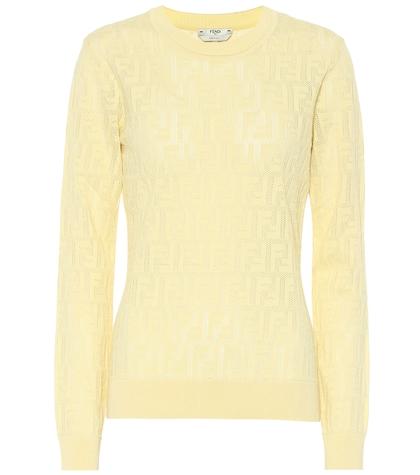 Fendi Cotton-blend Knit Top