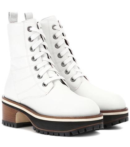Dolce & Gabbana Jessa Leather Ankle Boots
