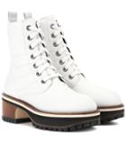 Dolce & Gabbana Jessa Leather Ankle Boots