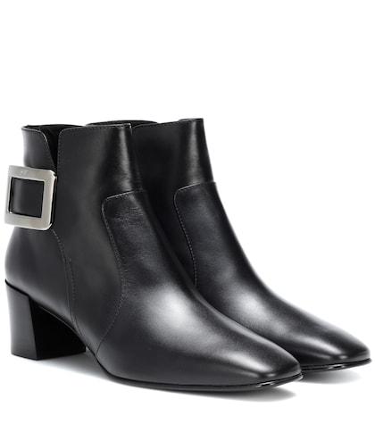 Roger Vivier Leather Ankle Boots