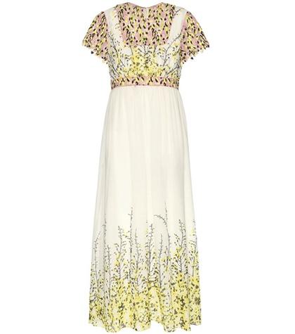 Giambattista Valli Printed Silk Maxi Dress