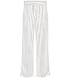 S Max Mara Milord Striped Cotton-blend Trousers