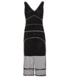 Linda Farrow Gabrieli Embellished Dress