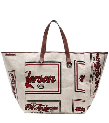 Karla Colletto Printed Linen Tote