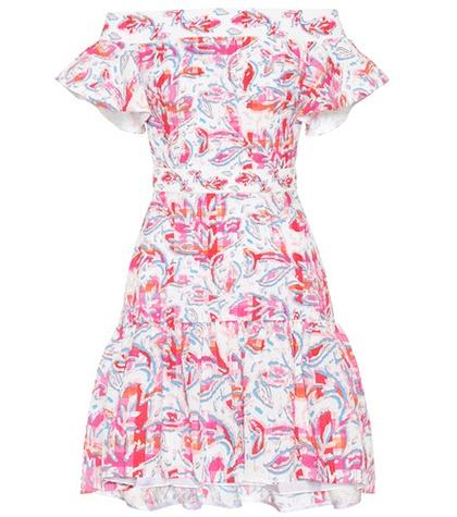 Peter Pilotto Printed Off-the-shoulder Dress
