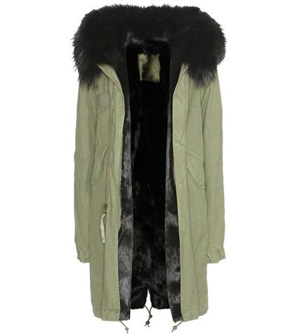 Isabel Marant, Toile Fur-lined Parka With Fur-trimmed Hood