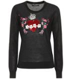 Alexander Mcqueen Embellished Cashmere Sweater