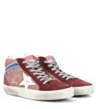 Golden Goose Deluxe Brand Mid Star Suede Sneakers