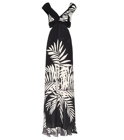 Johanna Ortiz Printed Silk Maxi Dress