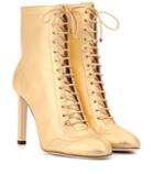 Jimmy Choo Daize 100 Metallic Leather Ankle Boots