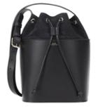 A.p.c. Claire Leather And Suede Bucket Bag