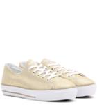 Converse High Line Metallic Leather Sneakers