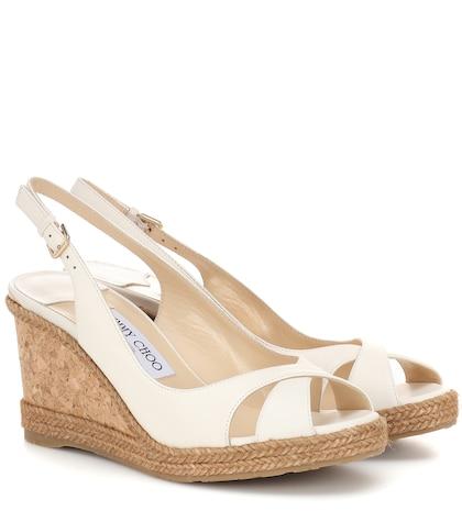 Jimmy Choo Amely 80 Platform Wedge Sandals
