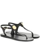 Ancient Greek Sandals Lito Coin Leather Sandals