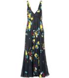 Unravel Maeve Floral Silk Maxi Dress