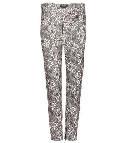 Edie Parker Mayeul Printed Cotton Trousers