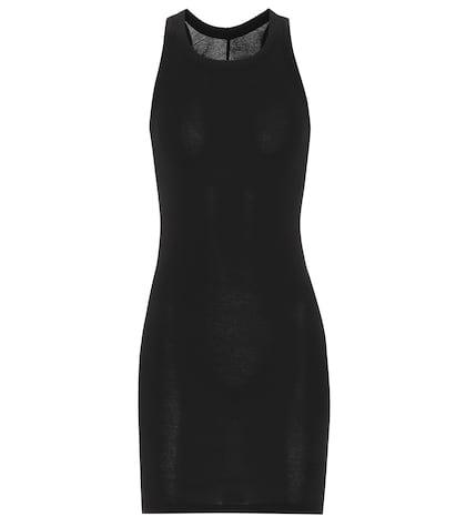 Rick Owens Cotton Jersey Minidress