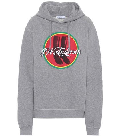 Jw Anderson Printed Cotton Hoodie