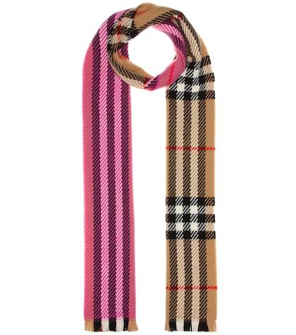 Prada Giant Check Wool Scarf