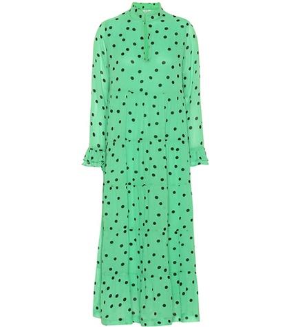 Ganni Printed Midi Dress