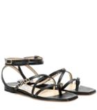 Jimmy Choo Jas Leather Sandals