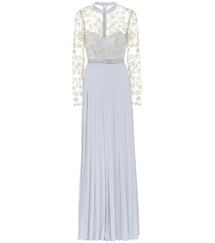 Self-portrait Embellished Evening Dress