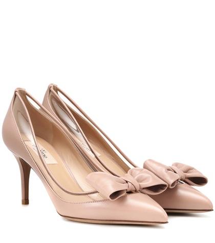 Valentino Valentino Garavani Glassglow Leather Pumps
