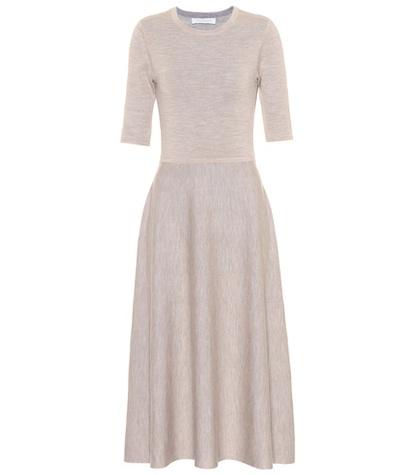Gabriela Hearst Enid Reversible Wool And Cashmere Dress