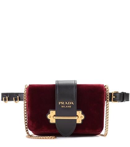 Unravel Velvet Belt Bag