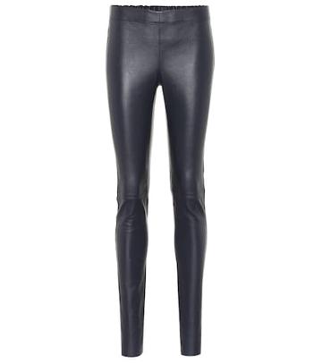 7 For All Mankind Leather Leggings