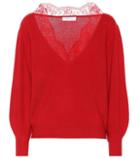 Ryan Roche Cashmere And Lace Sweater