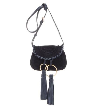Bottega Veneta Polly Mini Suede Crossbody Bag