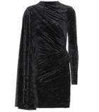 Balenciaga Crushed Velvet Minidress