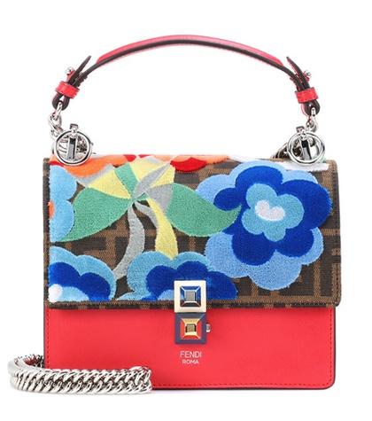 Fendi Exclusive To Mytheresa.com – Kan I Mini Leather Shoulder Bag