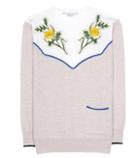 Olivia Von Halle Wool Sweater With Appliqué