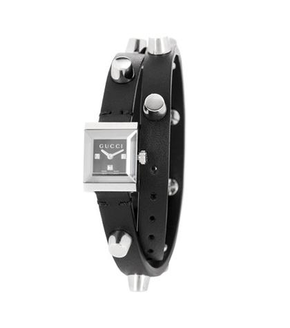 Gucci G-frame Leather Watch