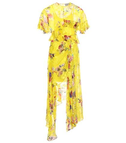 Preen By Thornton Bregazzi Nickesha Silk-blend Dress