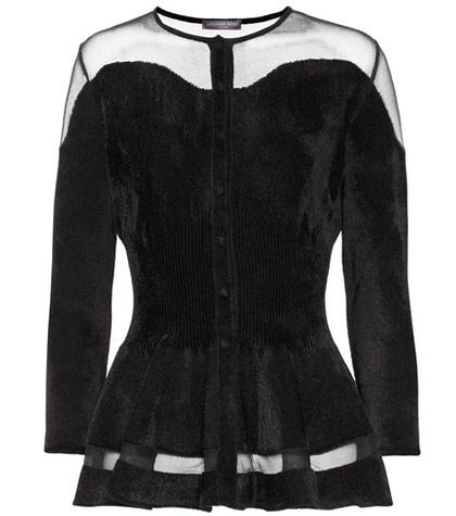 Alexander Mcqueen Peplum Cardigan