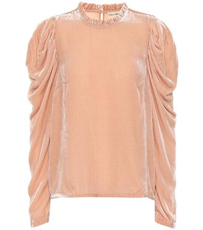 Ulla Johnson Giles Velvet Blouse