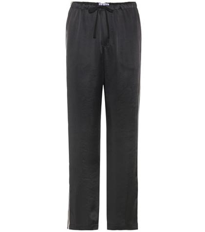 Brunello Cucinelli Striped Satin Trousers