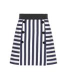 Dolce & Gabbana Striped Cotton Miniskirt