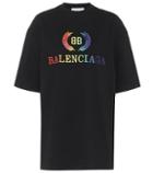 Balenciaga Logo Oversized Jersey T-shirt