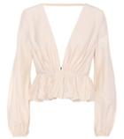 Kalita Worlds Collide Cotton And Silk Top