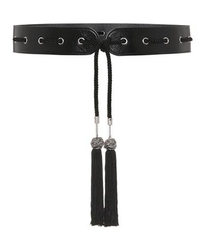 Saint Laurent Tasseled Leather Belt