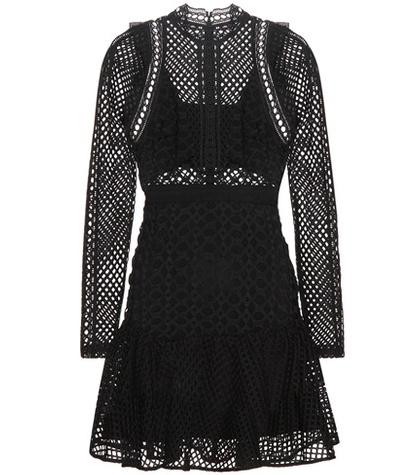 Self-portrait Hall Lace Mini Dress