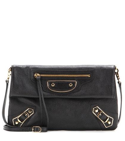 Dolce & Gabbana Classic Metallic Edge Envelope Leather Shoulder Bag
