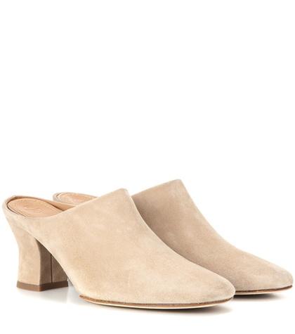 The Row Adela Suede Mules
